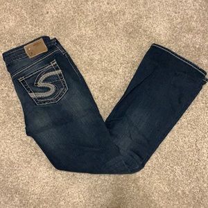 Silver aiko bootcut jeans